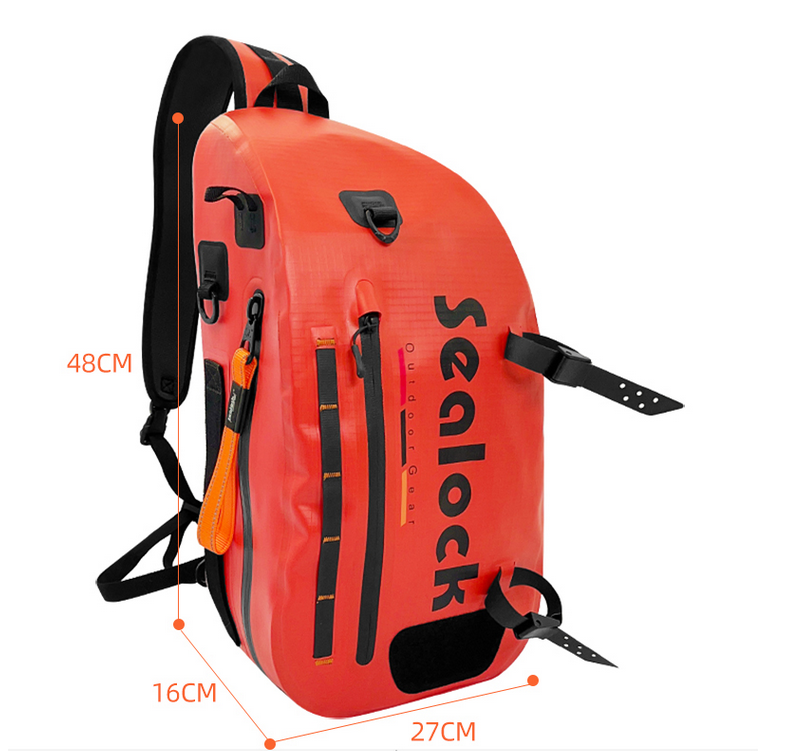 A introdução do Sling Pack à prova d'água para pesca