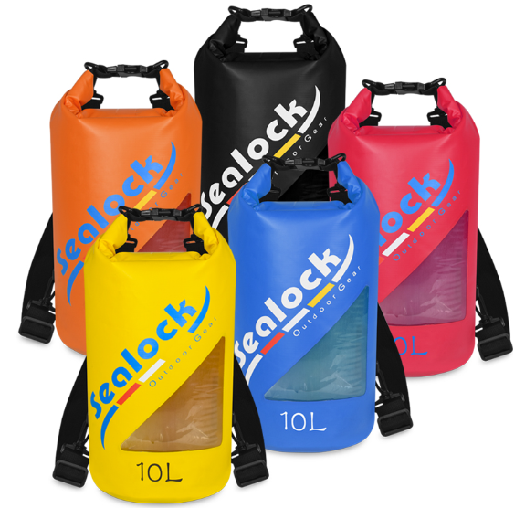 Saco de tubo molhado para passeios de barco, caminhada flutuante, caiaque, exterior, poliéster, pvc, à prova d'água, saco seco
