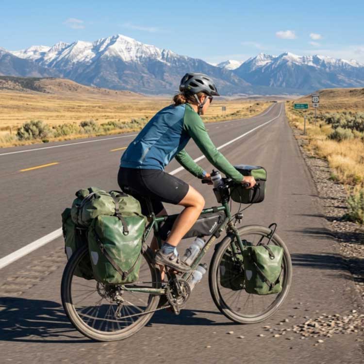 Melhor bolsa com estrutura à prova d'água para ciclismo de longa distância