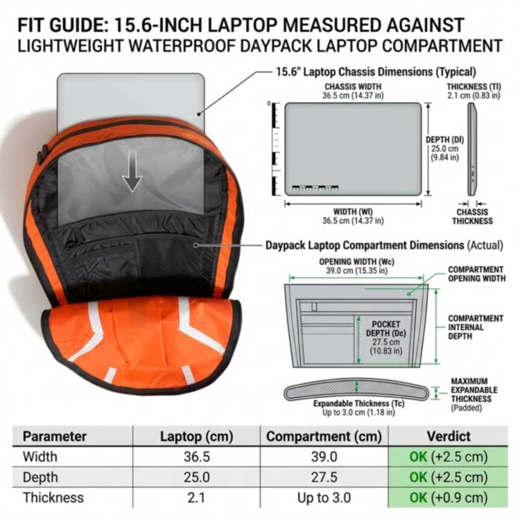 Guia de compra de OEM de bolsa para laptop à prova d'água de 15,6 polegadas