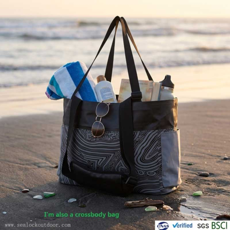 Sacola de praia à prova d'água personalizada para marca própria