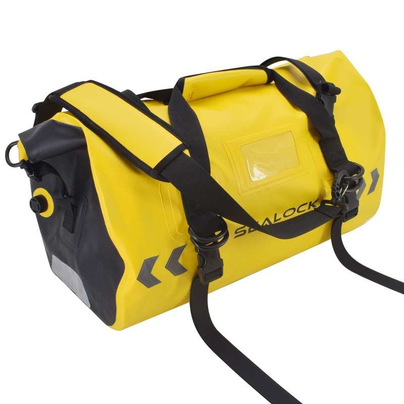 Bolsa impermeável para banco traseiro de motocicleta 40L, bolsa de camelo para motocicleta