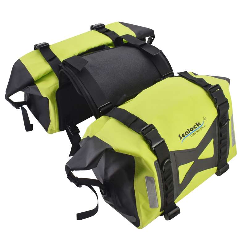 Bolsa impermeável para banco traseiro de motocicleta 50L Bolsa de camelo para motocicleta Viagem de moto