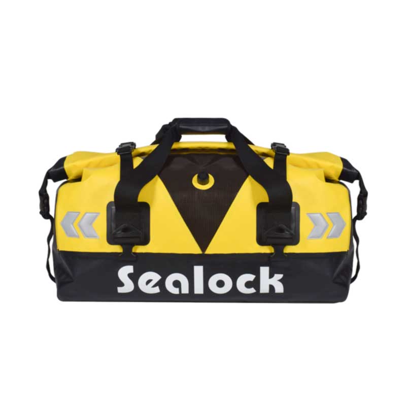 Bolsa seca para motocicleta 55L e 68L – mochila impermeável roll-top com separação úmido-seco