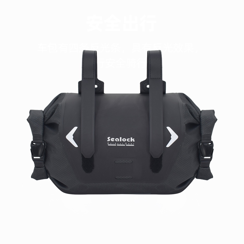 Bolsa para guidão de bicicleta Sealock Bolsa frontal de bicicleta à prova d'água para estrada de montanha