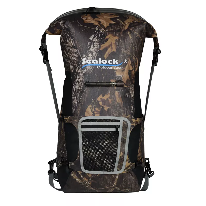 Mochila impermeável com zíper hermético