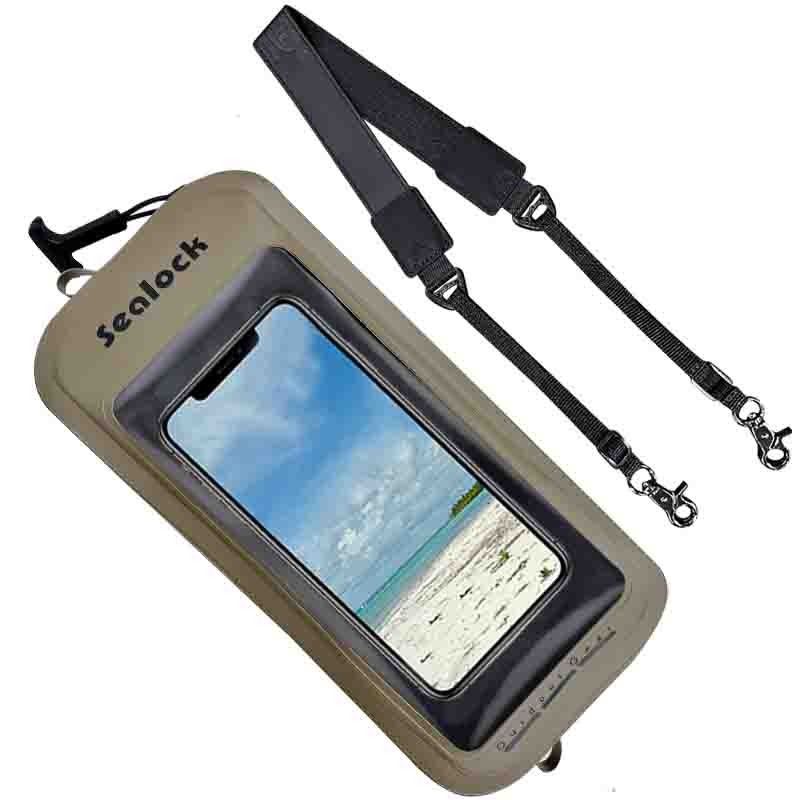 Bolsa de telefone com zíper à prova d'água